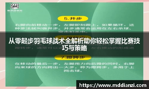 从零起步羽毛球战术全解析助你轻松掌握比赛技巧与策略